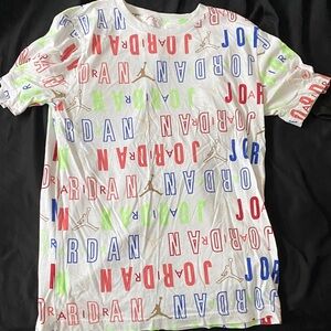 Jordan Multicolor Logo Short Sleeve Tee